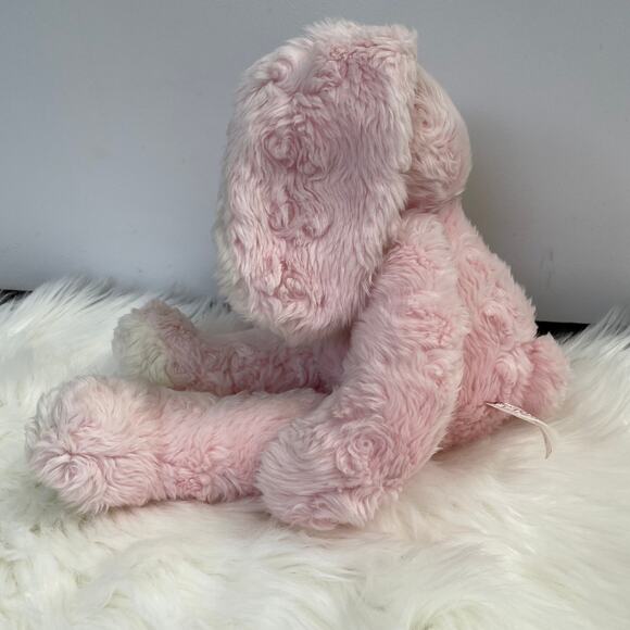 Weighted Floppy Pink Bunny Rabbit Plush TL Toys Bean Bottom Stuffed Animal Soft - Picture 2 of 11